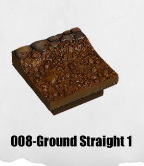 Ground Straight 1 - Mediaval Town Part 1 - Dungeon Blocks - MT-008