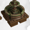 Fountain Empty - Mediaval Town Part 1 - Dungeon Blocks - MT-033