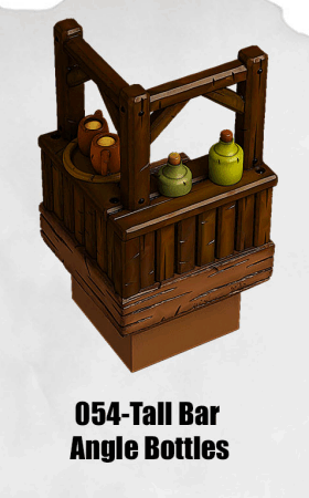 Little Barrels - Mediaval Town Part 1 - Dungeon Blocks - MT-065