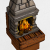 Fireplace - Mediaval Town Part 1 - Dungeon Blocks - MT-147