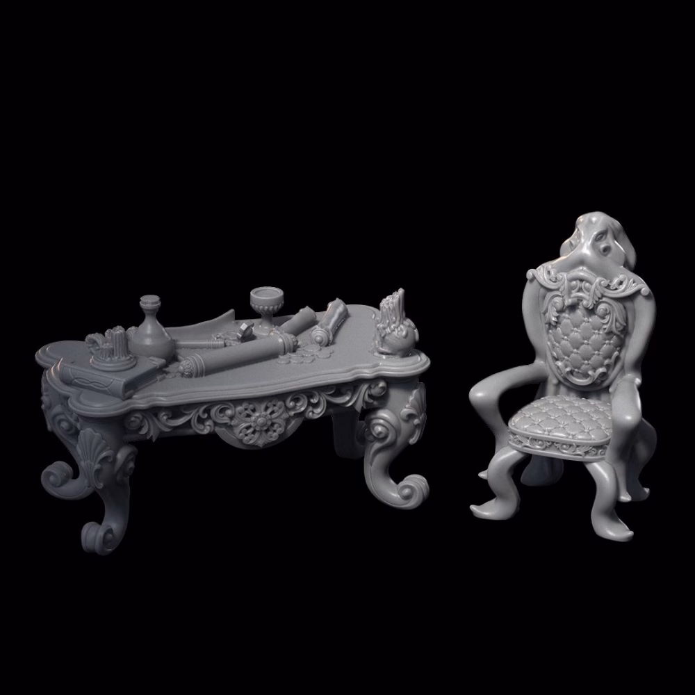 Captain's Table and Chair - Props - A Tale From The Deep