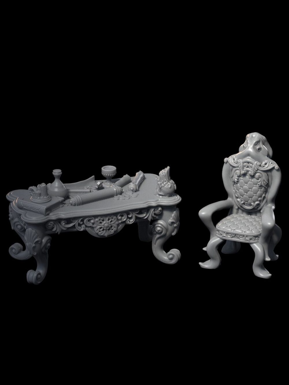 Captain's Table and Chair - Props - A Tale From The Deep