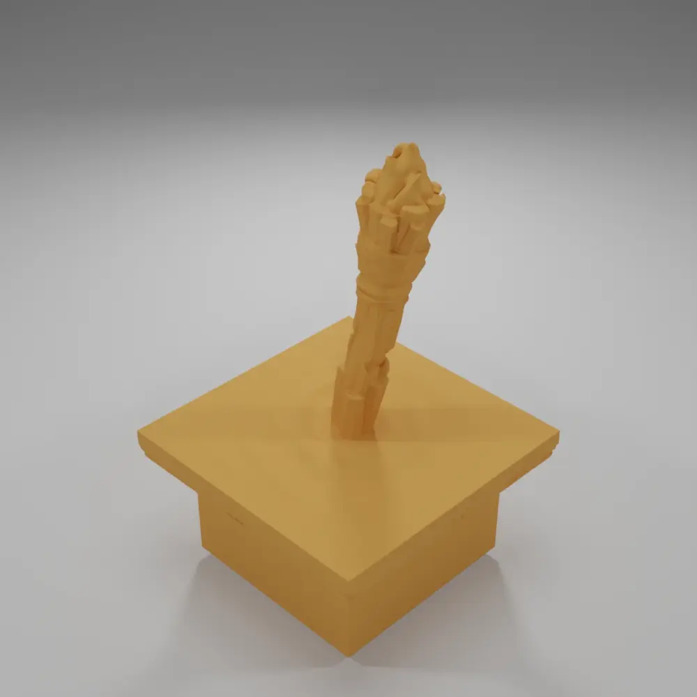 Water Lit Torch - The Creepy Swamp - Dungeon Blocks