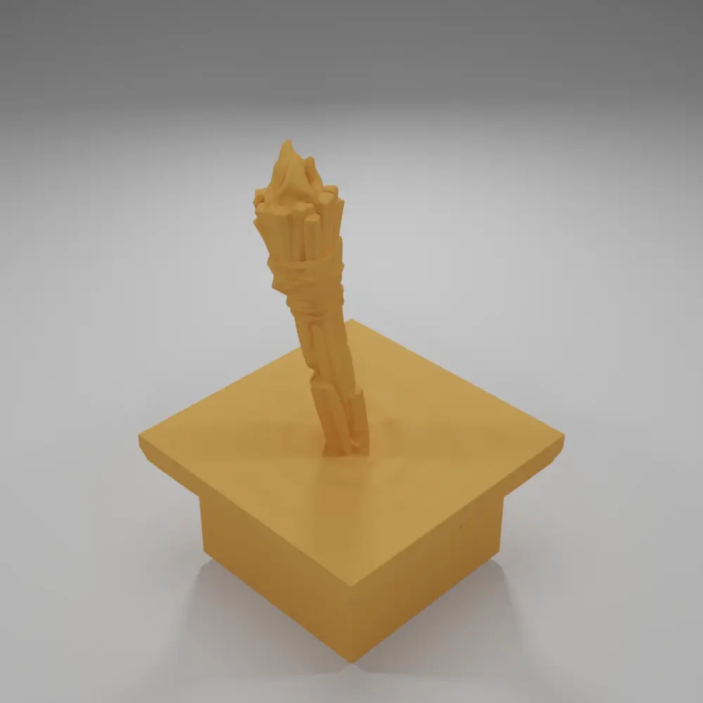 Water Lit Torch - The Creepy Swamp - Dungeon Blocks