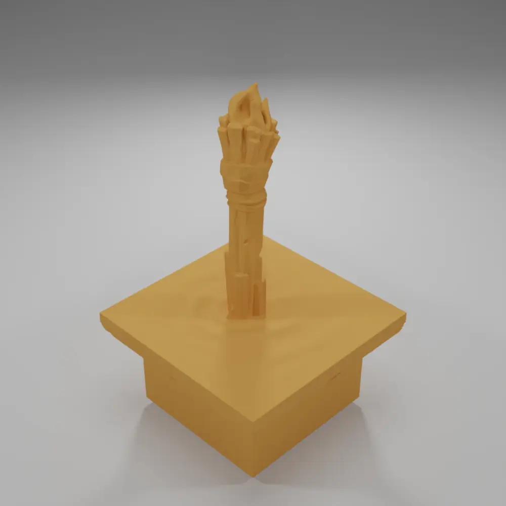 Water Lit Torch - The Creepy Swamp - Dungeon Blocks