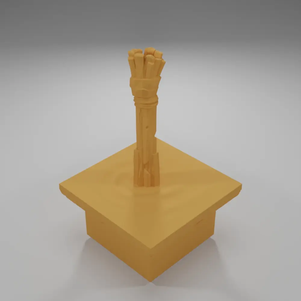 Water Unlit Torch - The Creepy Swamp - Dungeon Blocks