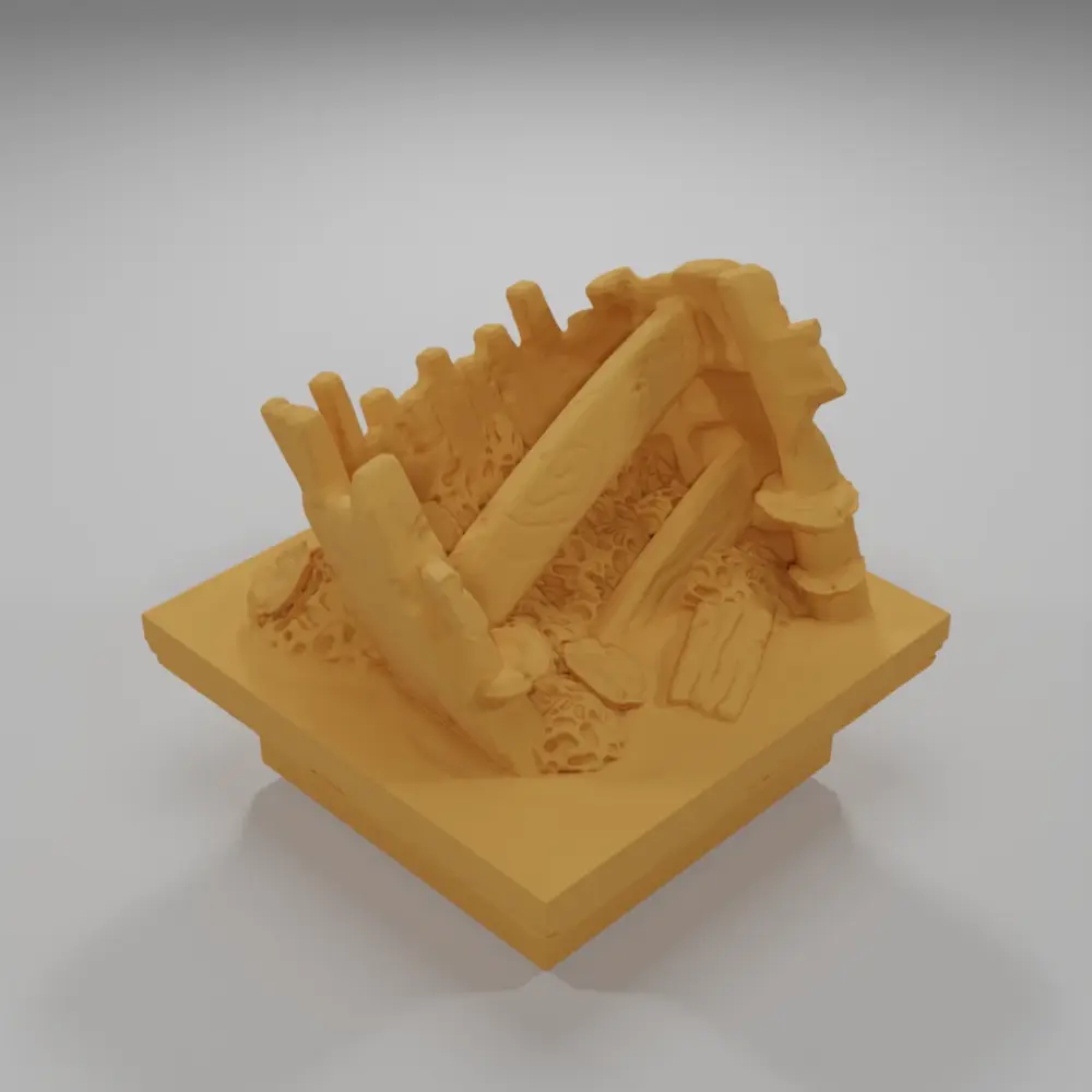 Wrecked Boat 1 - The Creepy Swamp - Dungeon Blocks