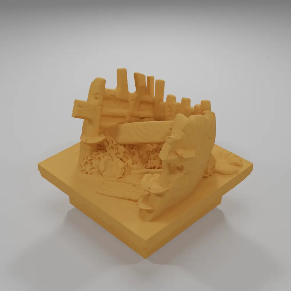 Wrecked Boat 1 - The Creepy Swamp - Dungeon Blocks