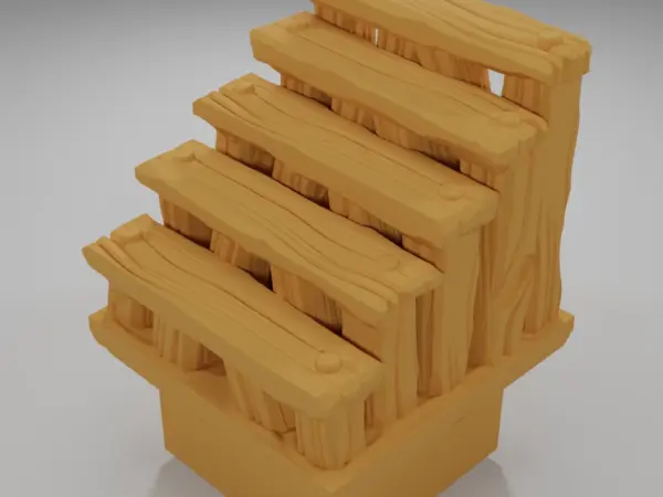 Raised Dock Straight Wheel - The Creepy Swamp - Dungeon Blocks