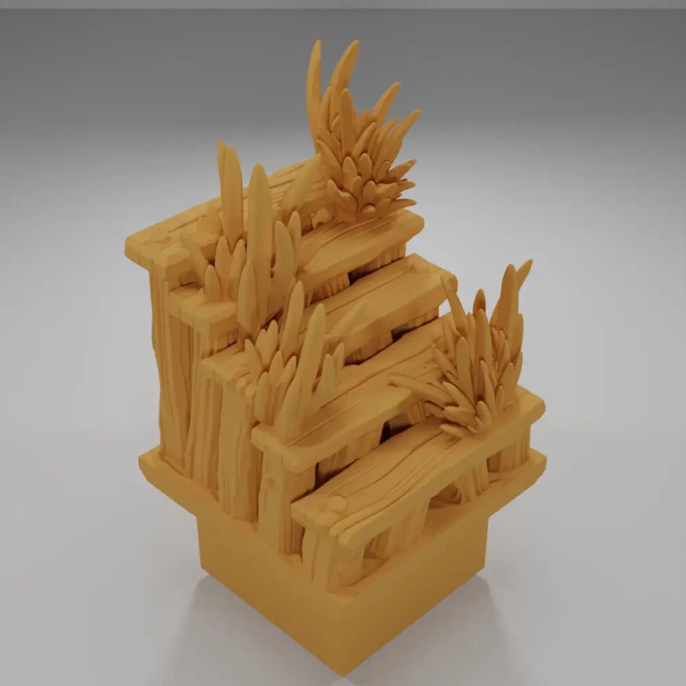 Stairs Grass - The Creepy Swamp - Dungeon Blocks