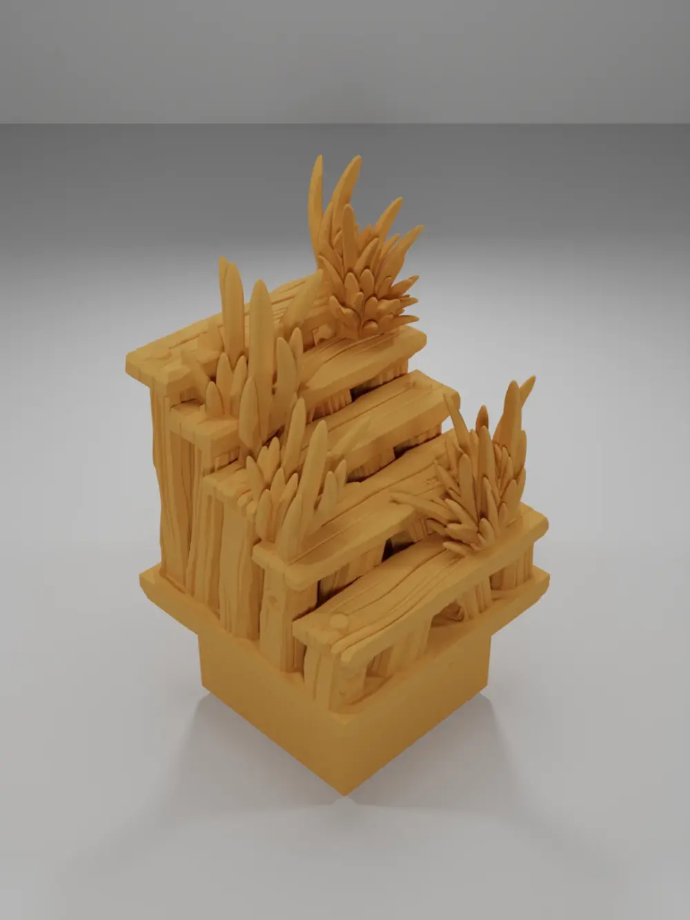 Stairs Grass - The Creepy Swamp - Dungeon Blocks
