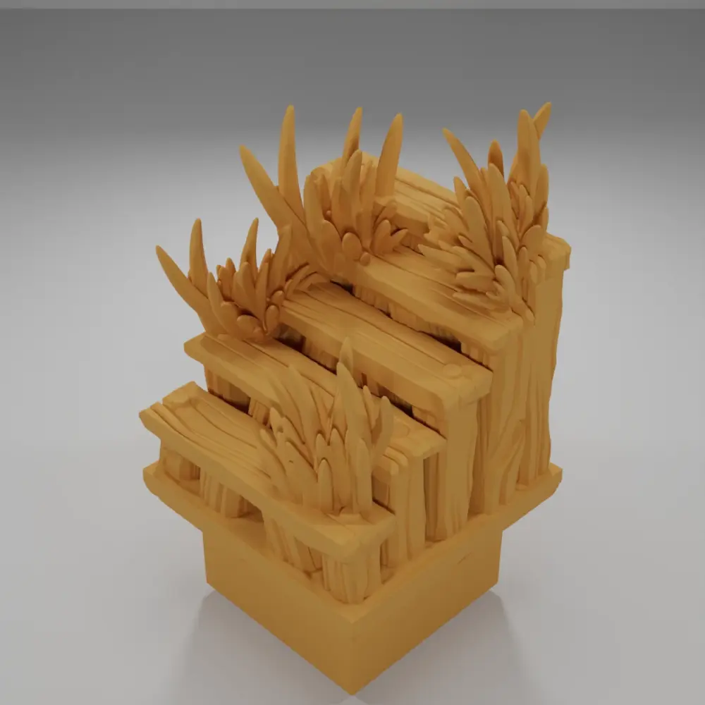 Stairs Grass - The Creepy Swamp - Dungeon Blocks