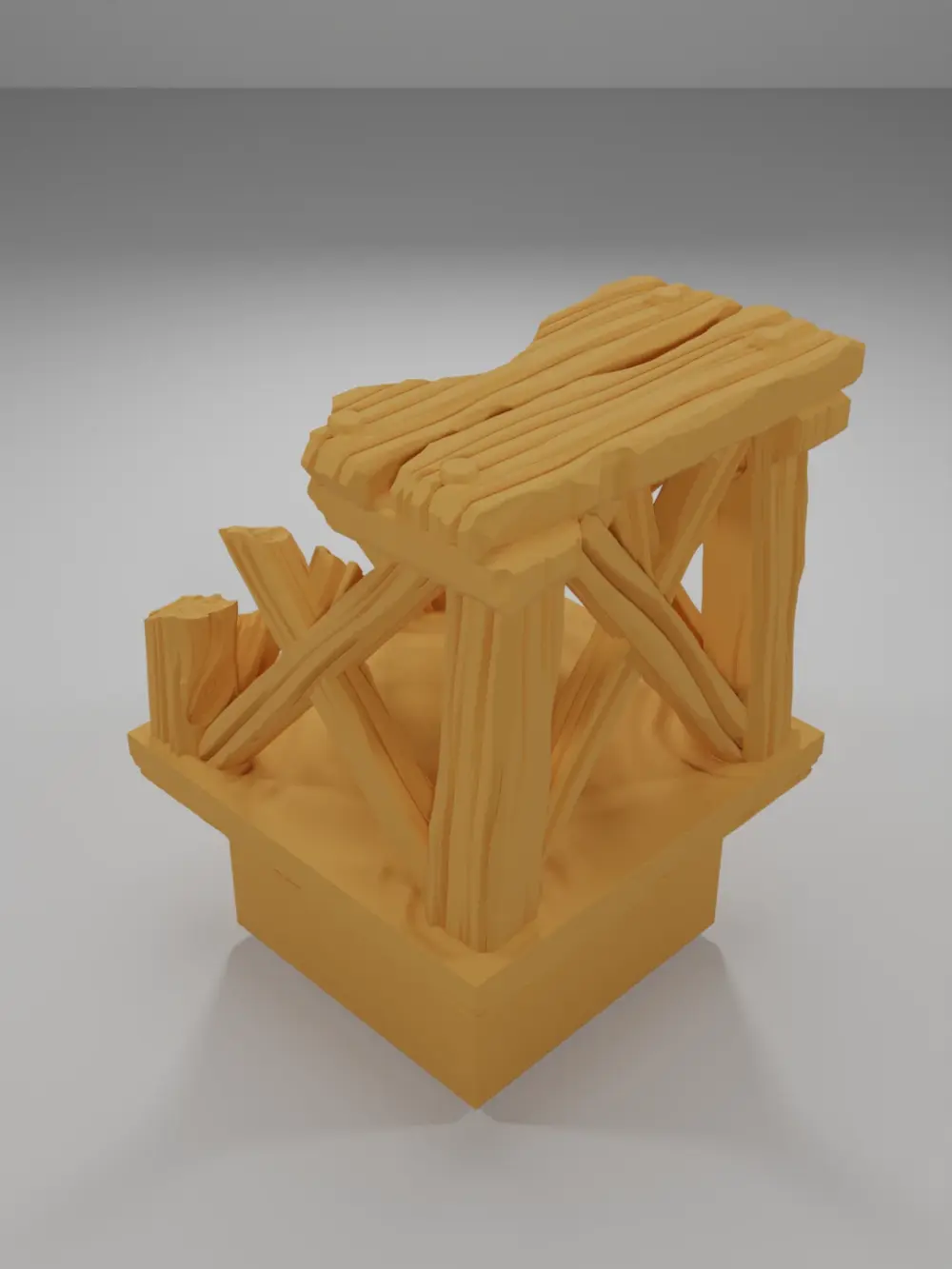 Broken Raised Dock 1 - The Creepy Swamp - Dungeon Blocks