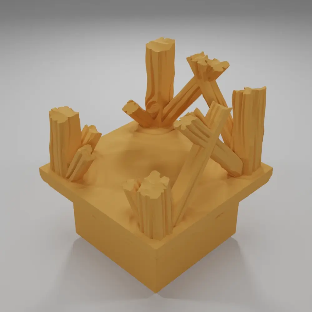 Broken Raised Dock 2 - The Creepy Swamp - Dungeon Blocks