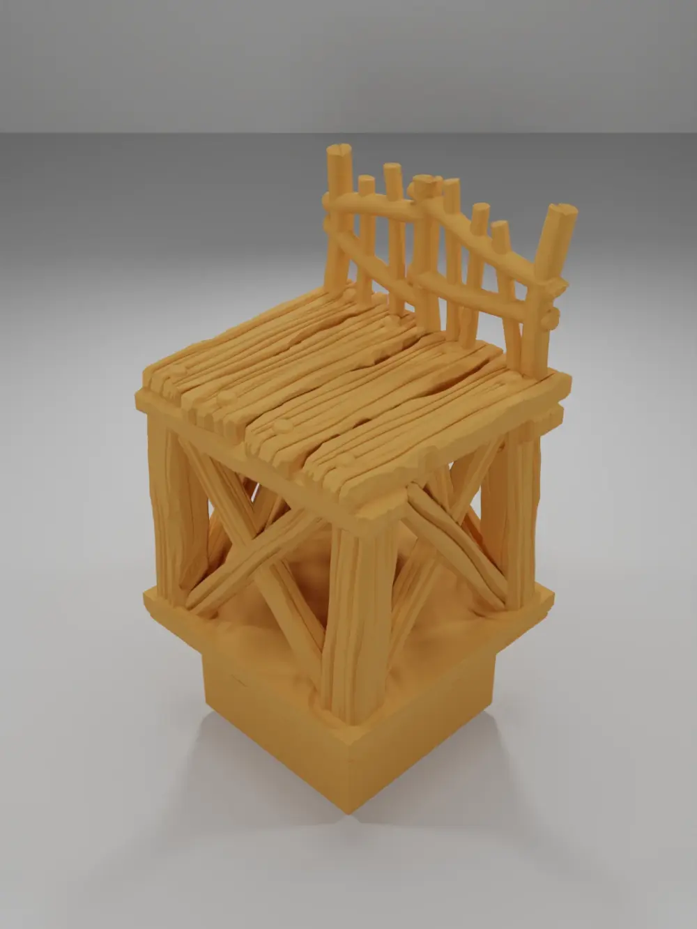 Raised Dock Straight 1 - The Creepy Swamp - Dungeon Blocks