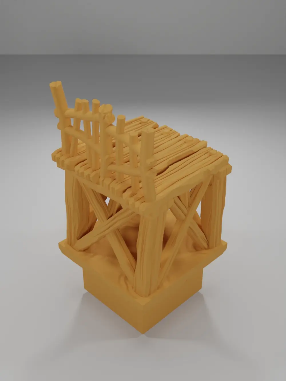 Raised Dock Straight 1 - The Creepy Swamp - Dungeon Blocks