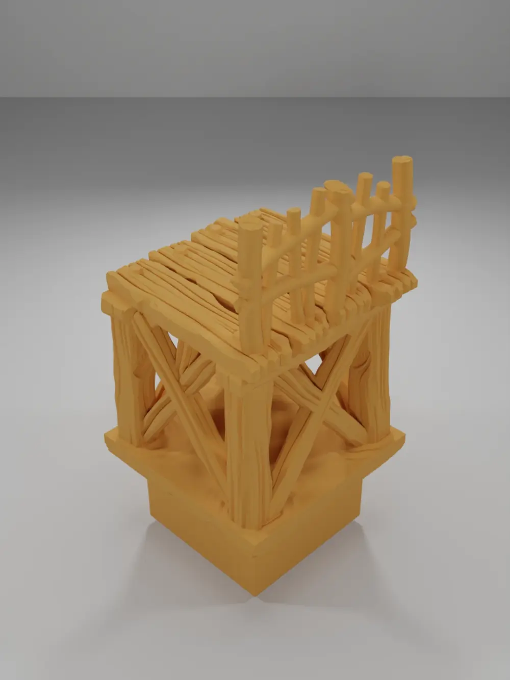 Raised Dock Straight 1 - The Creepy Swamp - Dungeon Blocks