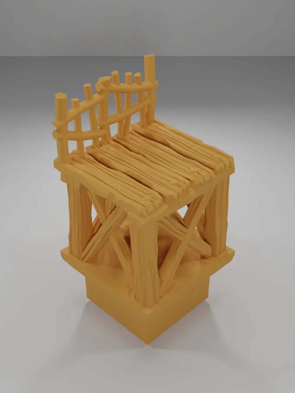 Raised Dock Straight 1 - The Creepy Swamp - Dungeon Blocks