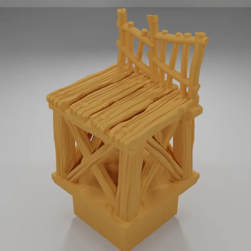Raised Dock Straight 2 - The Creepy Swamp - Dungeon Blocks