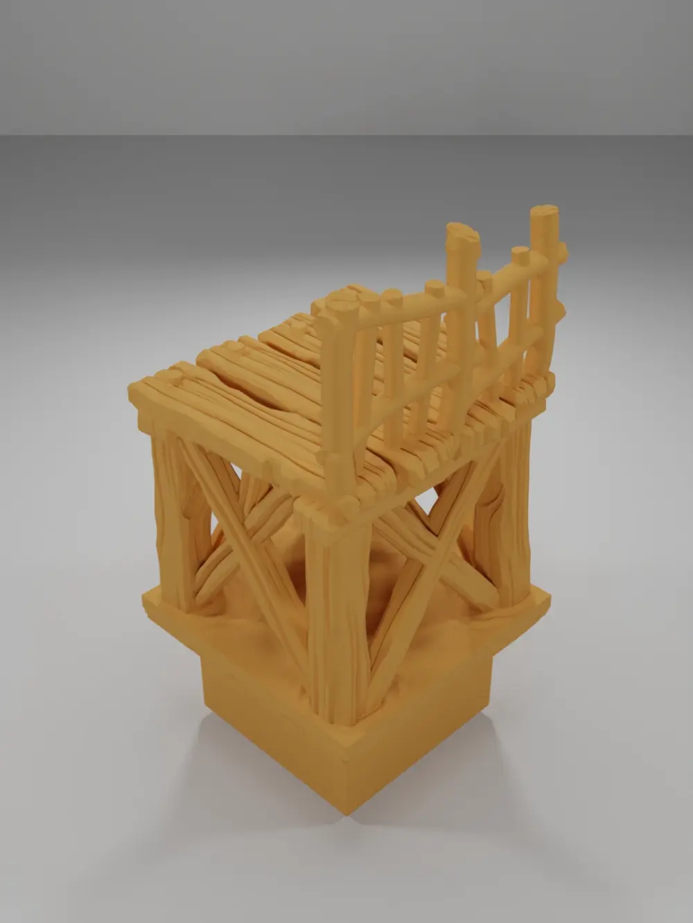 Raised Dock Straight 2 - The Creepy Swamp - Dungeon Blocks