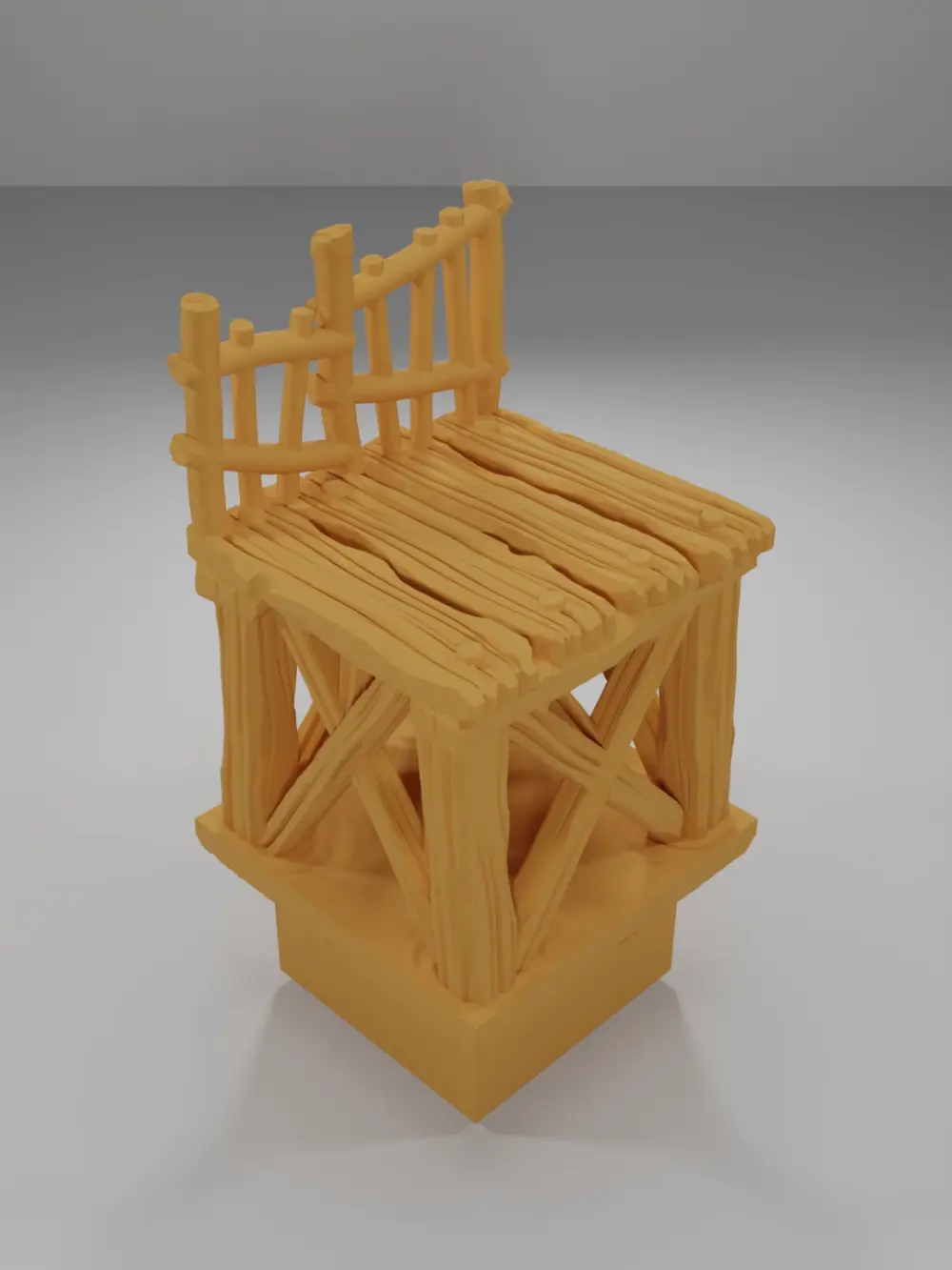 Raised Dock Straight 2 - The Creepy Swamp - Dungeon Blocks