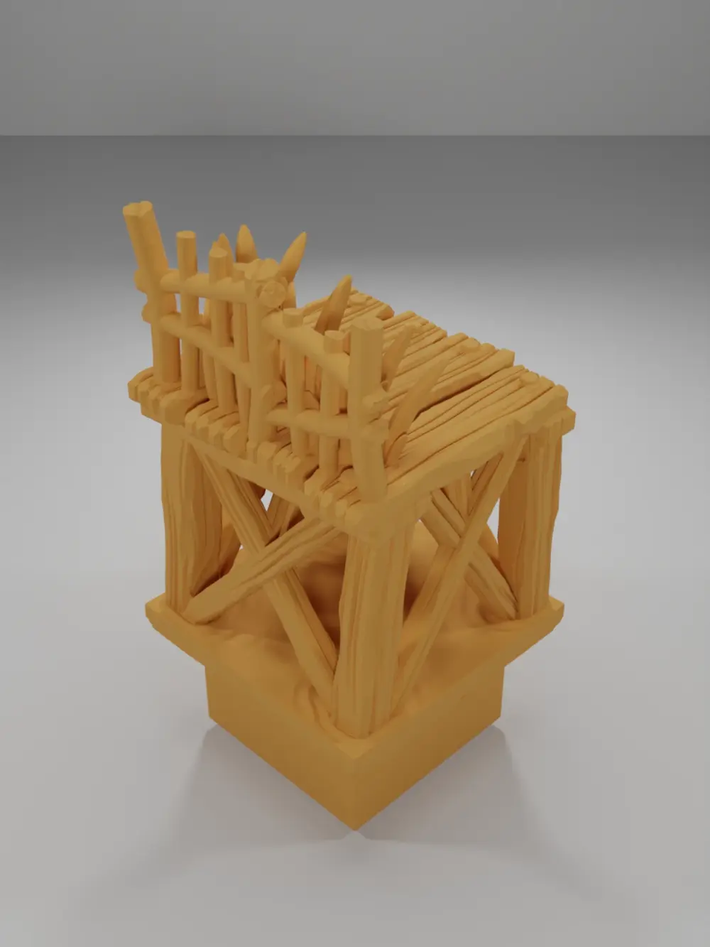 Raised Dock Straight Grass 1 - The Creepy Swamp - Dungeon Blocks
