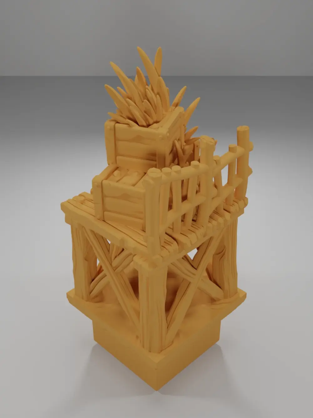 Raised Dock Straight Grass 2 - The Creepy Swamp - Dungeon Blocks