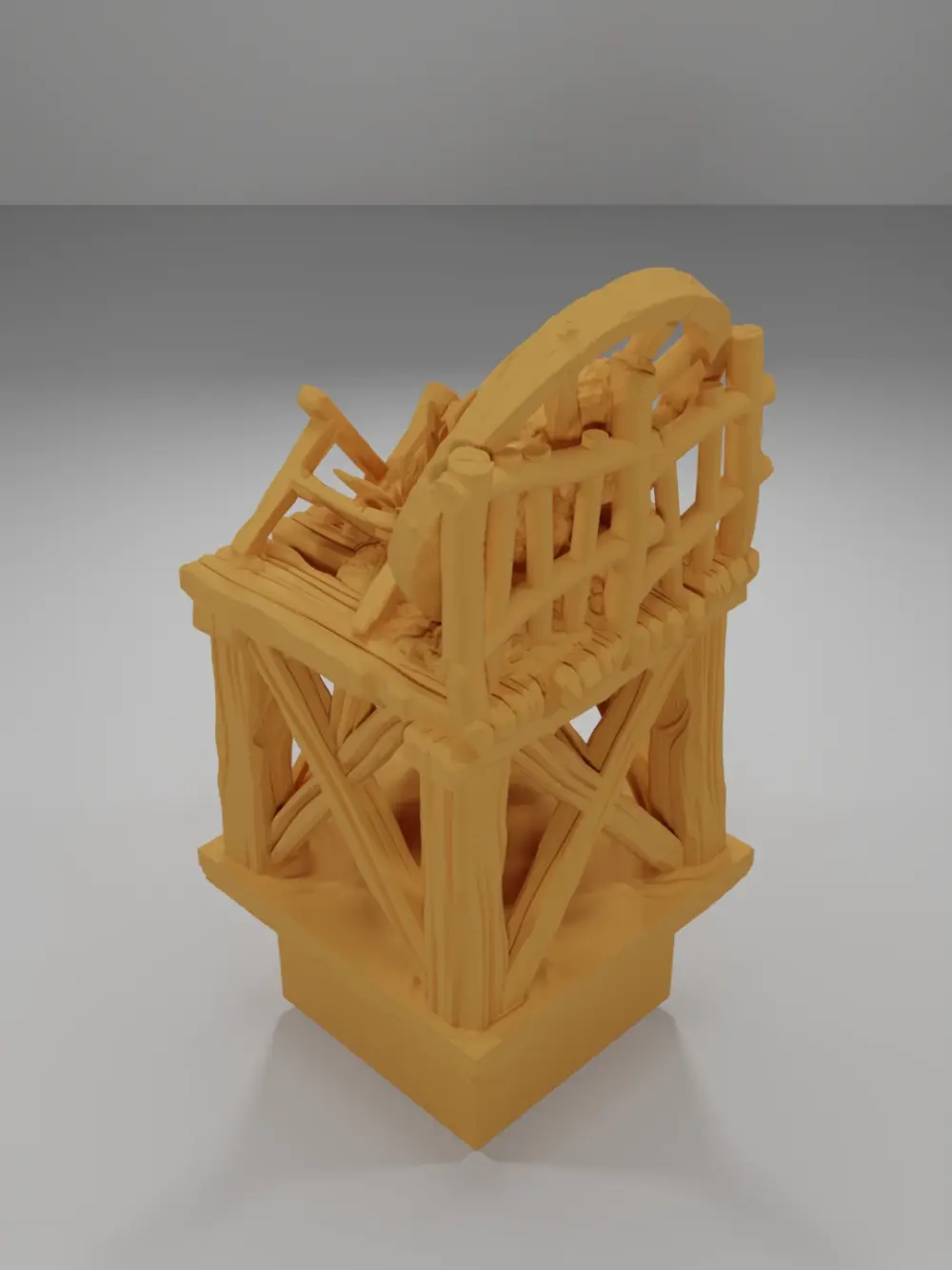 Raised Dock Straight Wheel - The Creepy Swamp - Dungeon Blocks