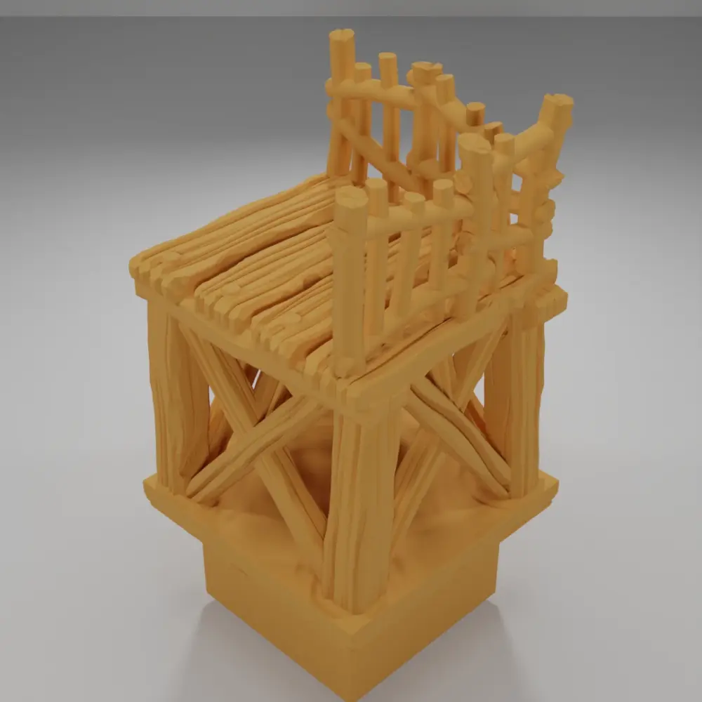 Raised Dock Angle - The Creepy Swamp - Dungeon Blocks