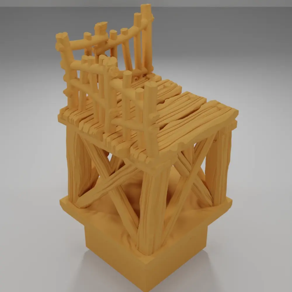 Raised Dock Angle - The Creepy Swamp - Dungeon Blocks