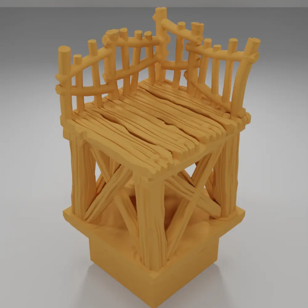 Raised Dock Angle - The Creepy Swamp - Dungeon Blocks