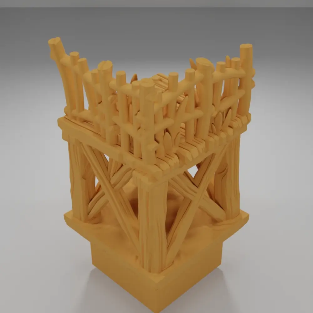 Raised Dock Angle Grass - The Creepy Swamp - Dungeon Blocks