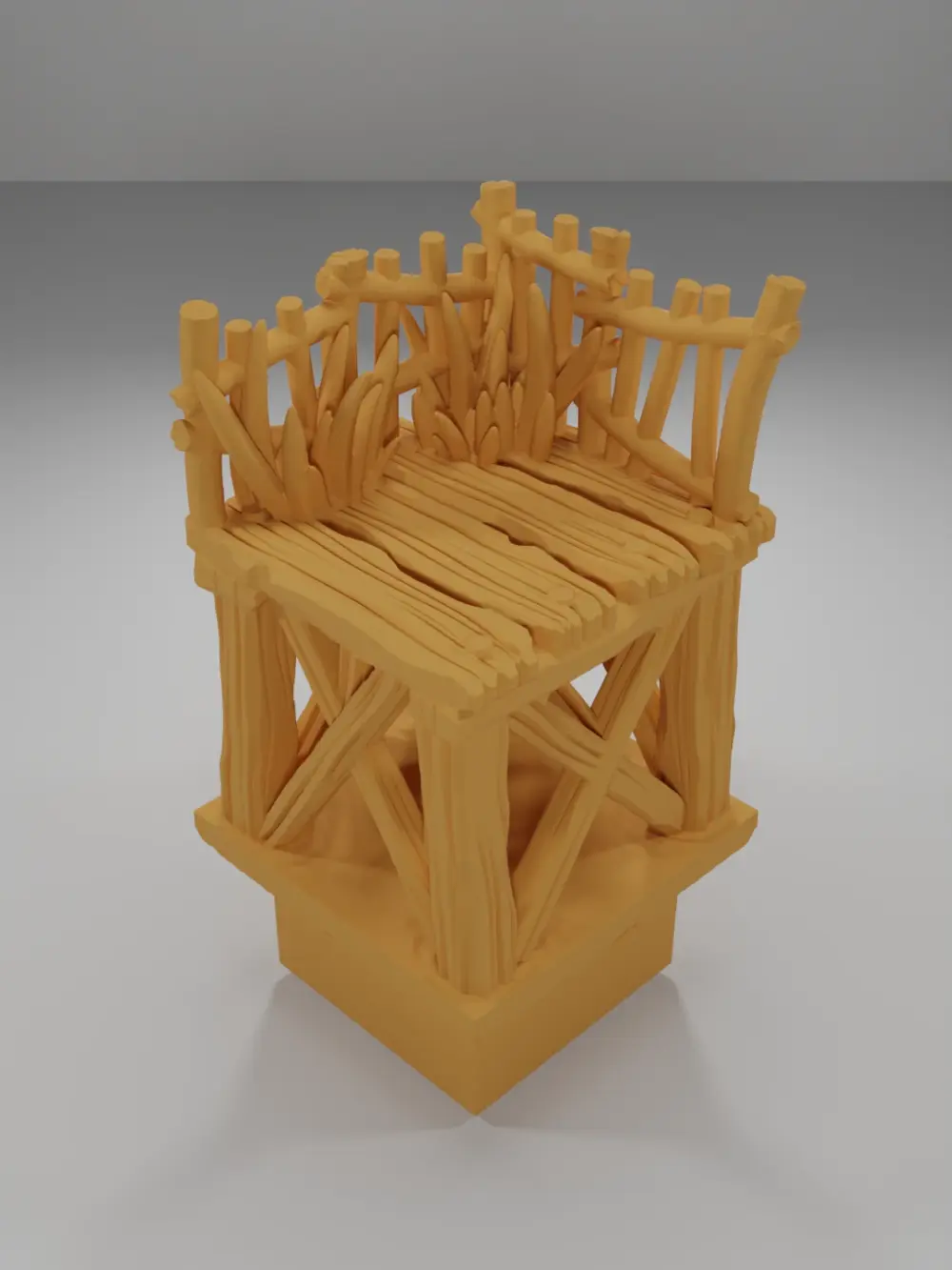 Raised Dock Angle Grass - The Creepy Swamp - Dungeon Blocks