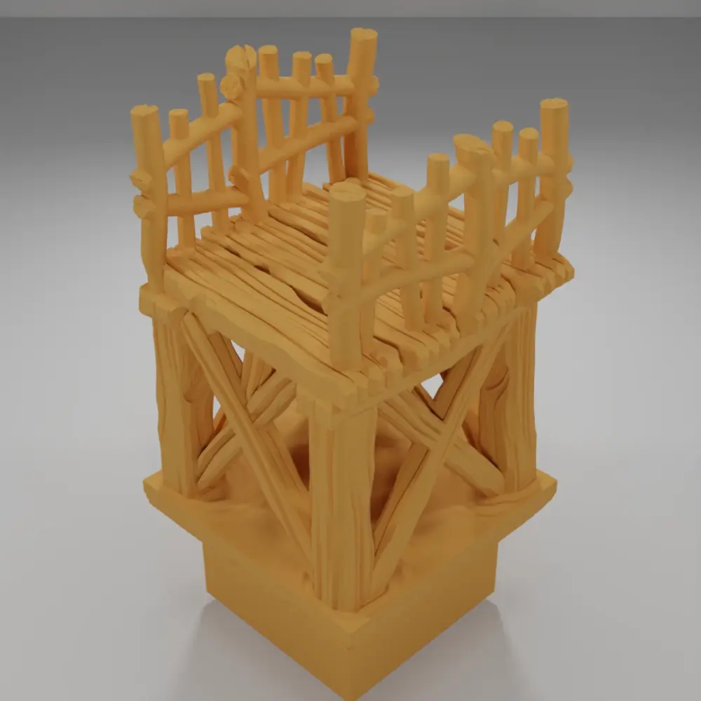 Raised Dock Corridor - The Creepy Swamp - Dungeon Blocks