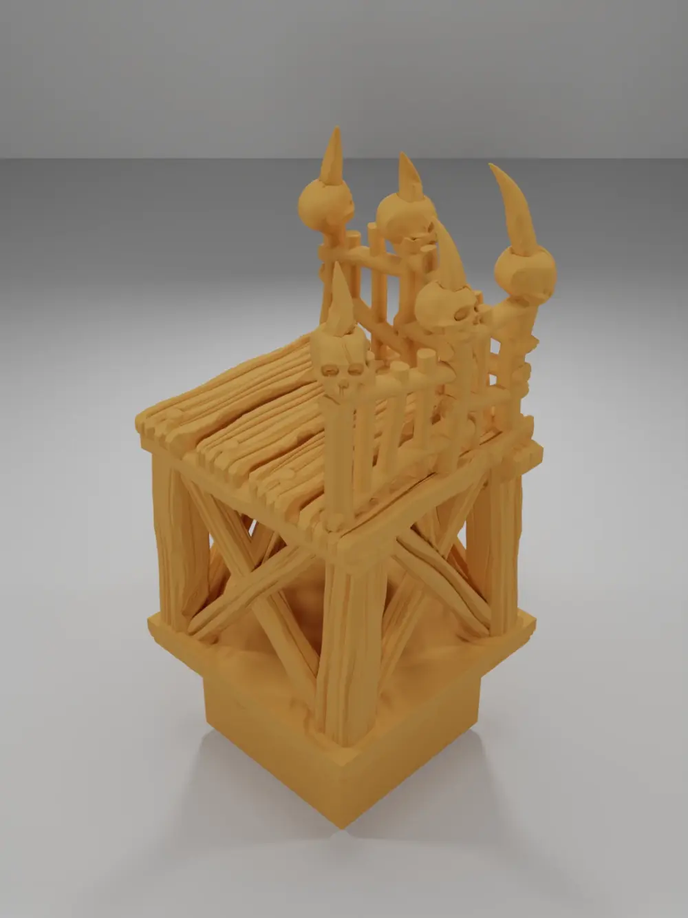 Raised Dock Angle Skulls 1 - The Creepy Swamp - Dungeon Blocks