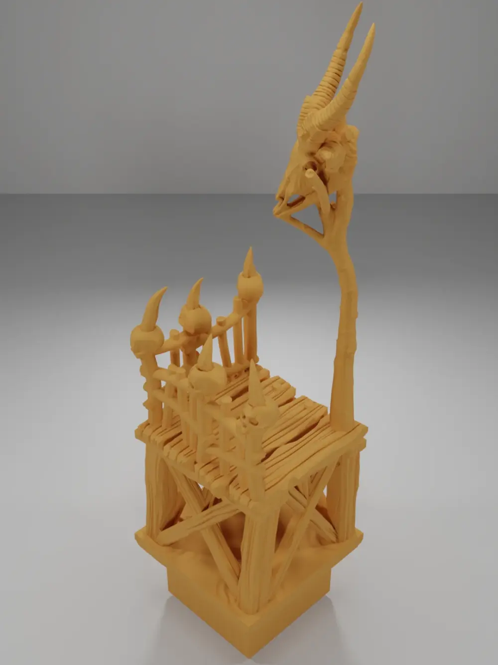 Raised Dock Angle Skulls 2 - The Creepy Swamp - Dungeon Blocks