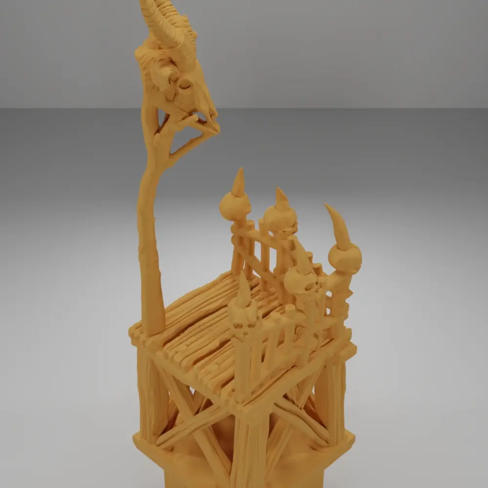 Raised Dock Angle Skulls 2 - The Creepy Swamp - Dungeon Blocks