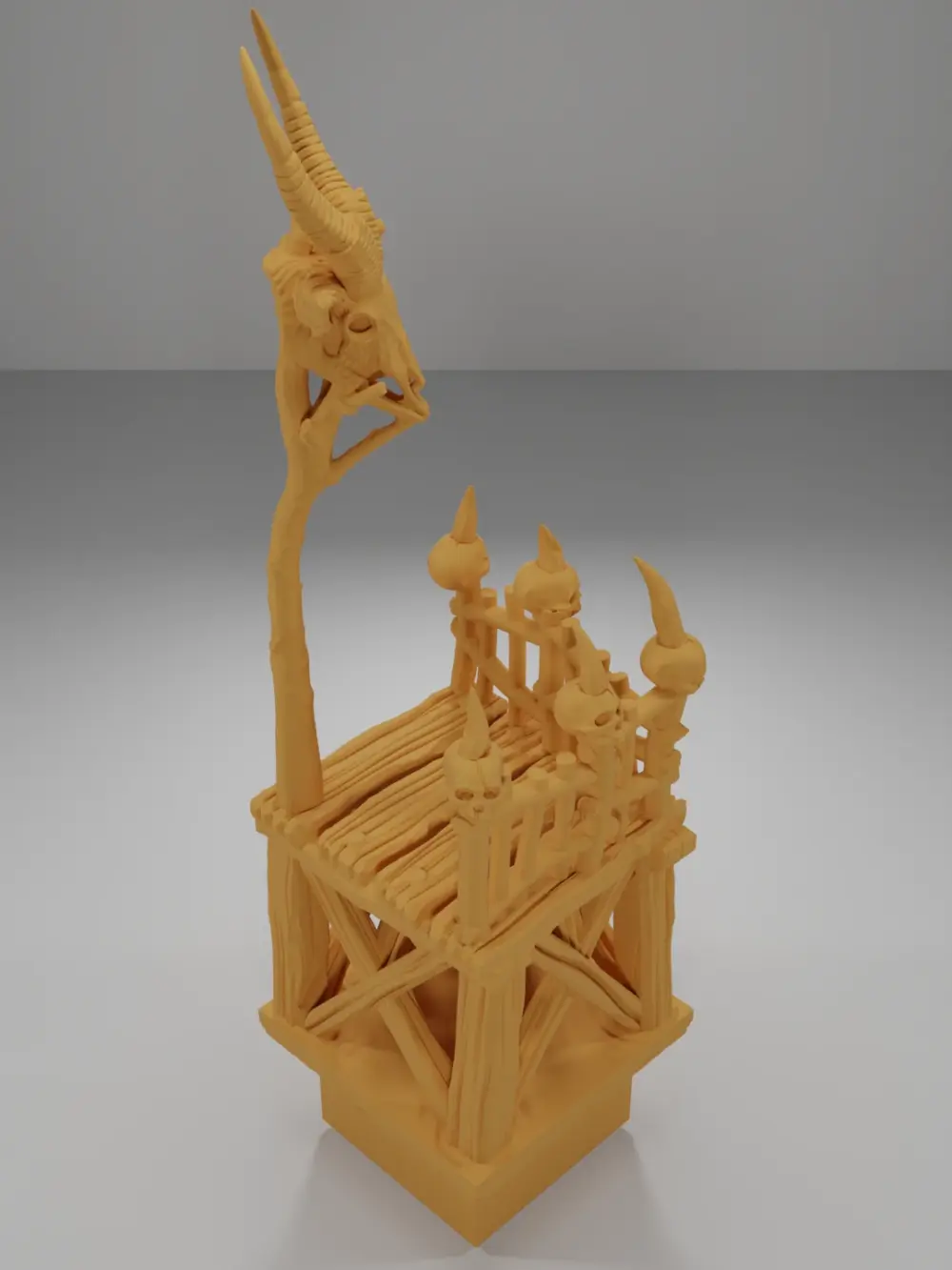 Raised Dock Angle Skulls 2 - The Creepy Swamp - Dungeon Blocks