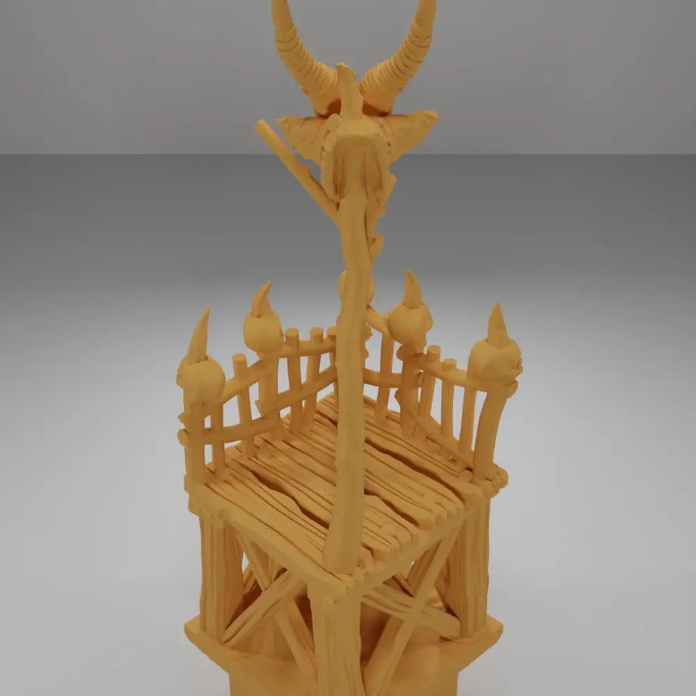 Raised Dock Angle Skulls 2 - The Creepy Swamp - Dungeon Blocks