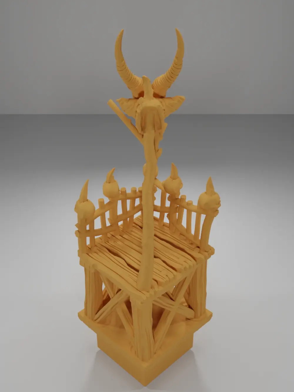 Raised Dock Angle Skulls 2 - The Creepy Swamp - Dungeon Blocks