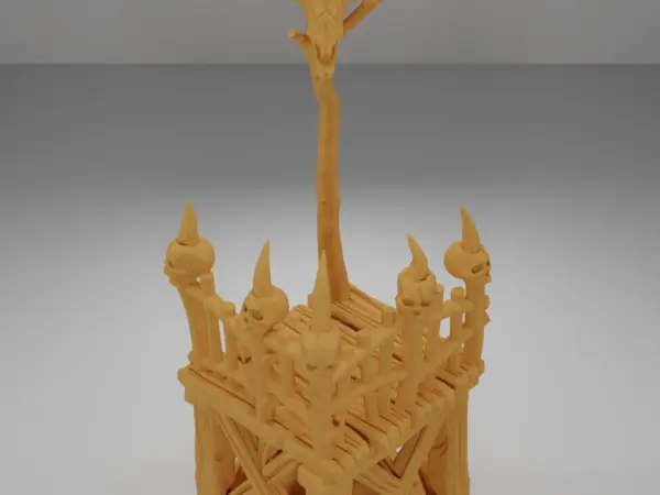 Broken Palisade Straight - The Creepy Swamp - Dungeon Blocks