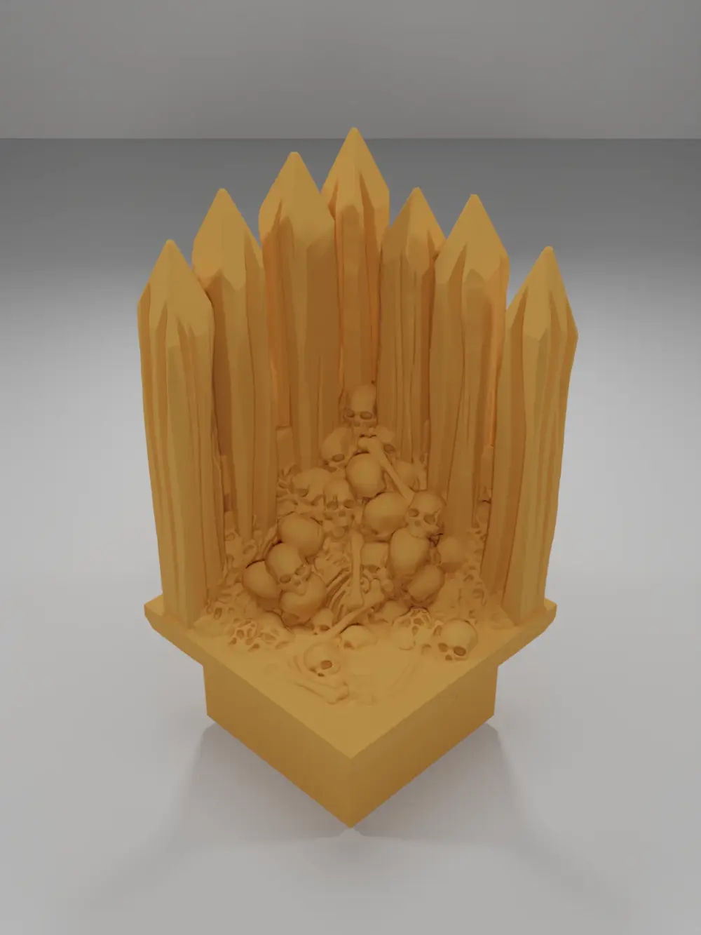 Palisade Angle Skulls - The Creepy Swamp - Dungeon Blocks