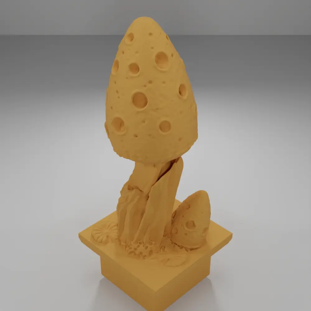 Water Medium Mushrooms - The Creepy Swamp - Dungeon Blocks