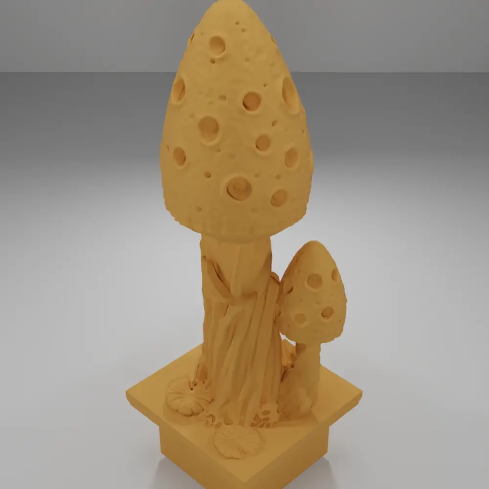 Water Tall Mushrooms - The Creepy Swamp - Dungeon Blocks