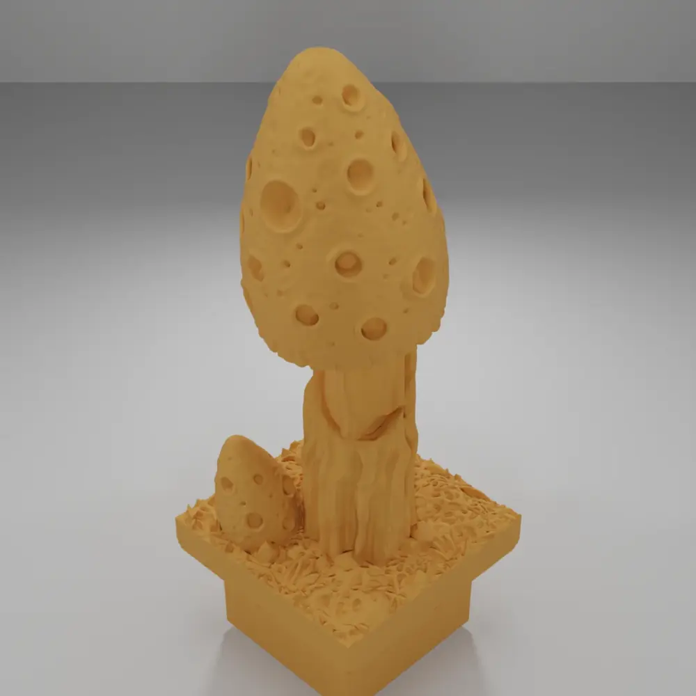 Grass Medium Mushrooms - The Creepy Swamp - Dungeon Blocks