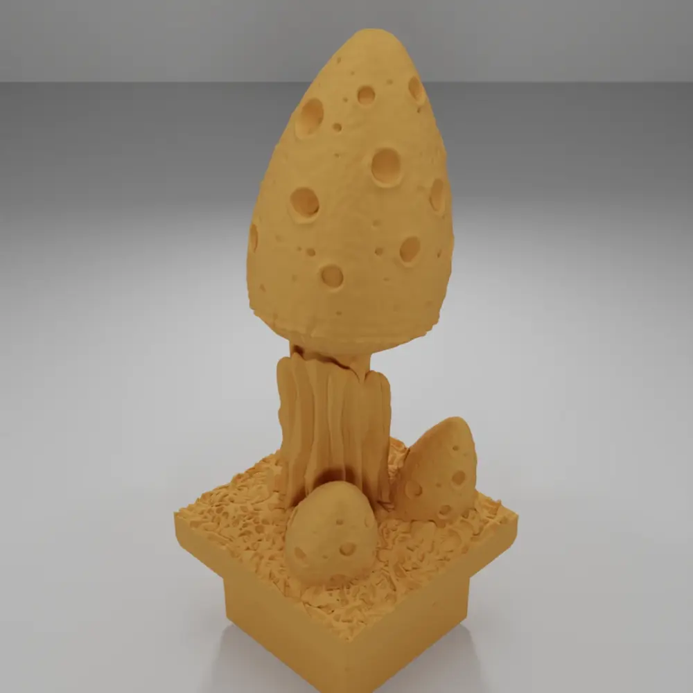 Grass Medium Mushrooms - The Creepy Swamp - Dungeon Blocks