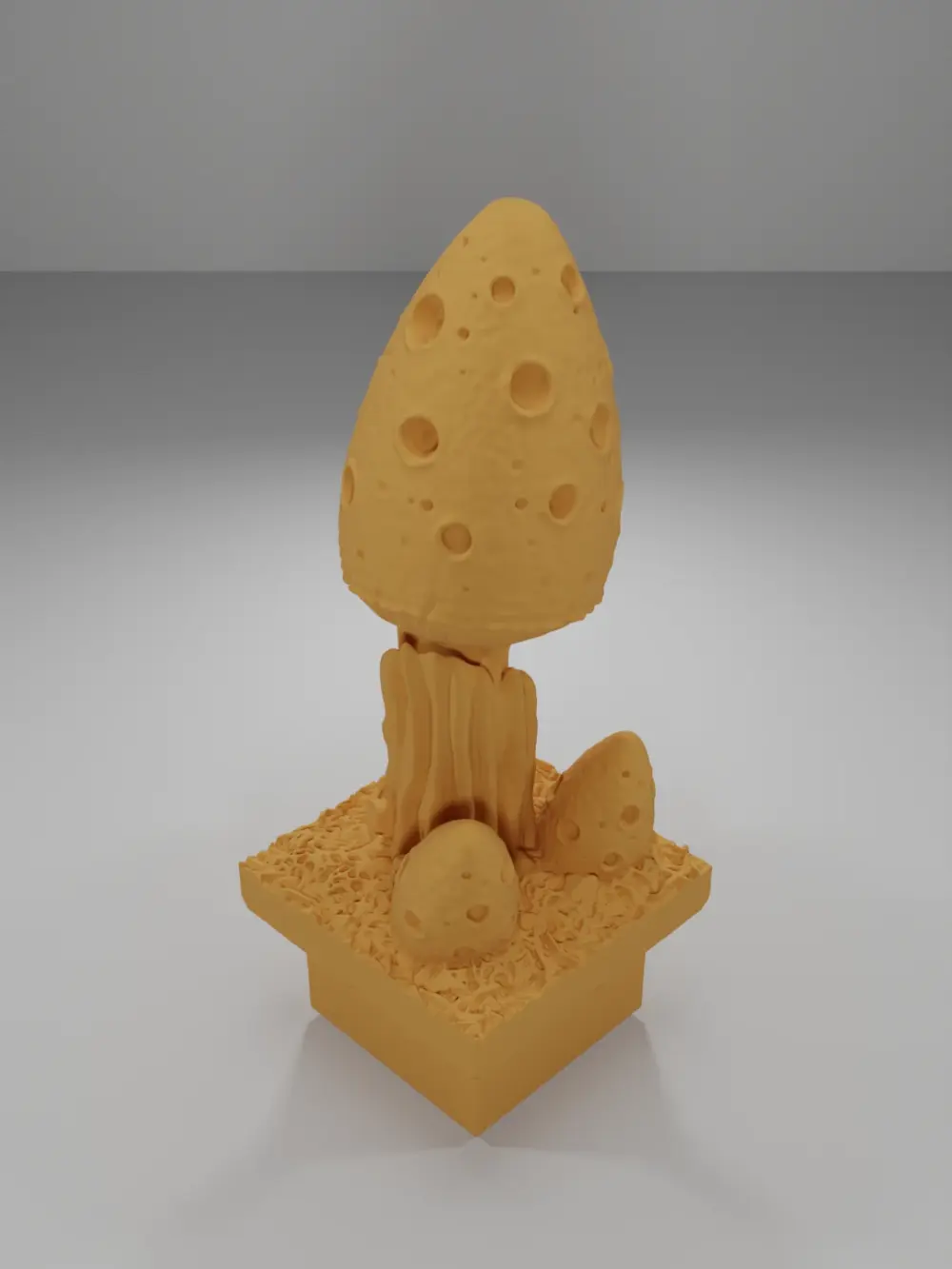 Grass Medium Mushrooms - The Creepy Swamp - Dungeon Blocks
