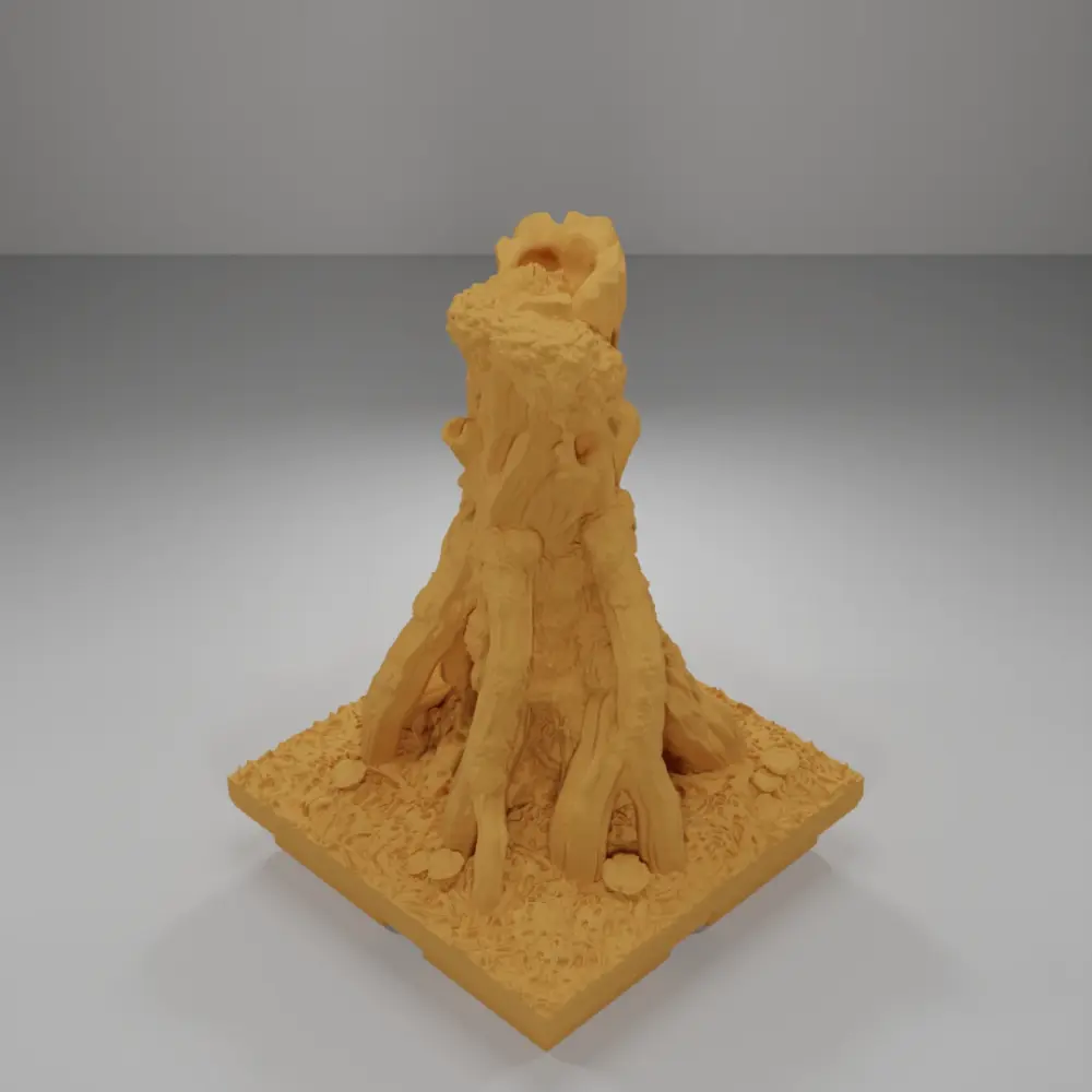 Grass Medium Tree - The Creepy Swamp - Dungeon Blocks