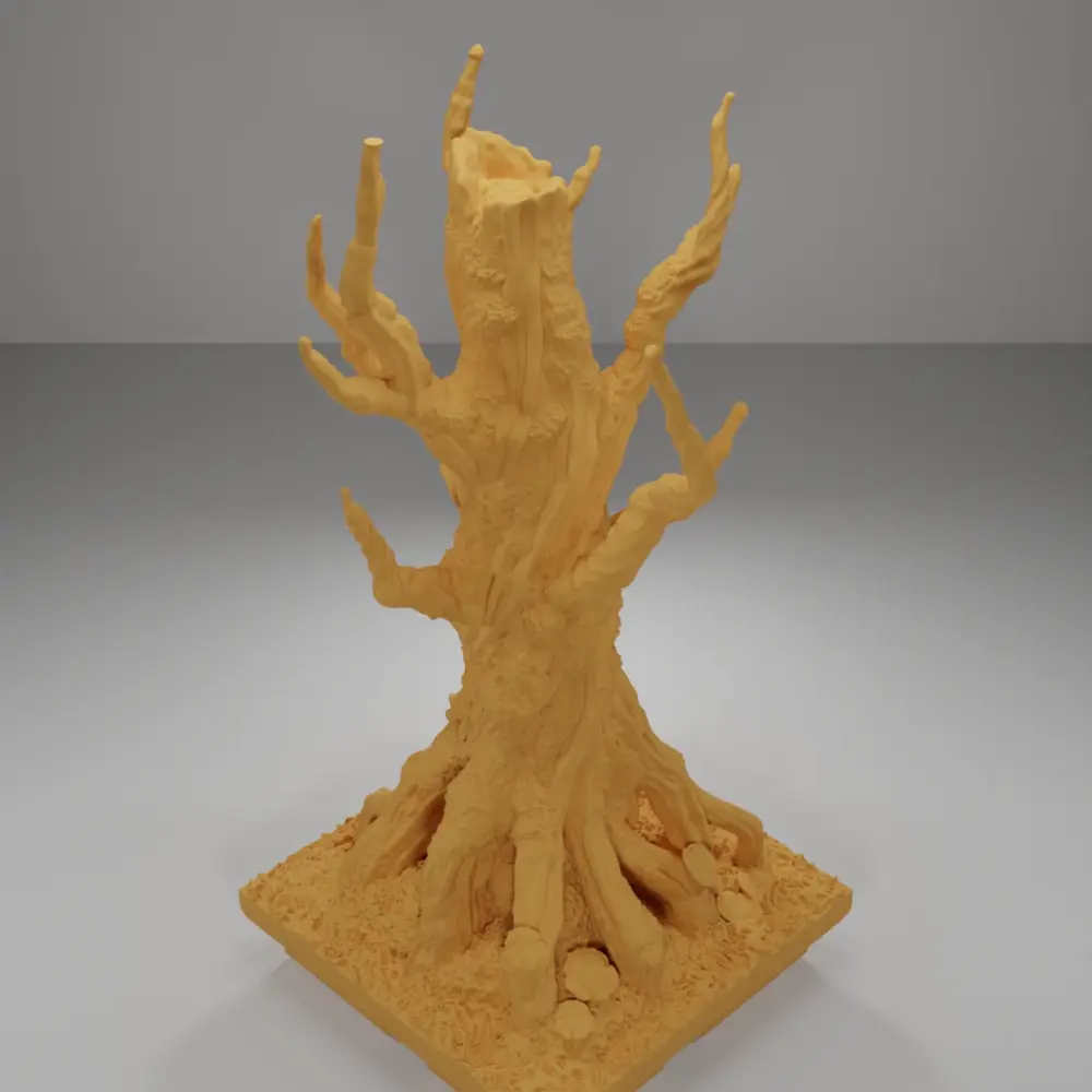 Grass Tall Tree Branches - The Creepy Swamp - Dungeon Blocks