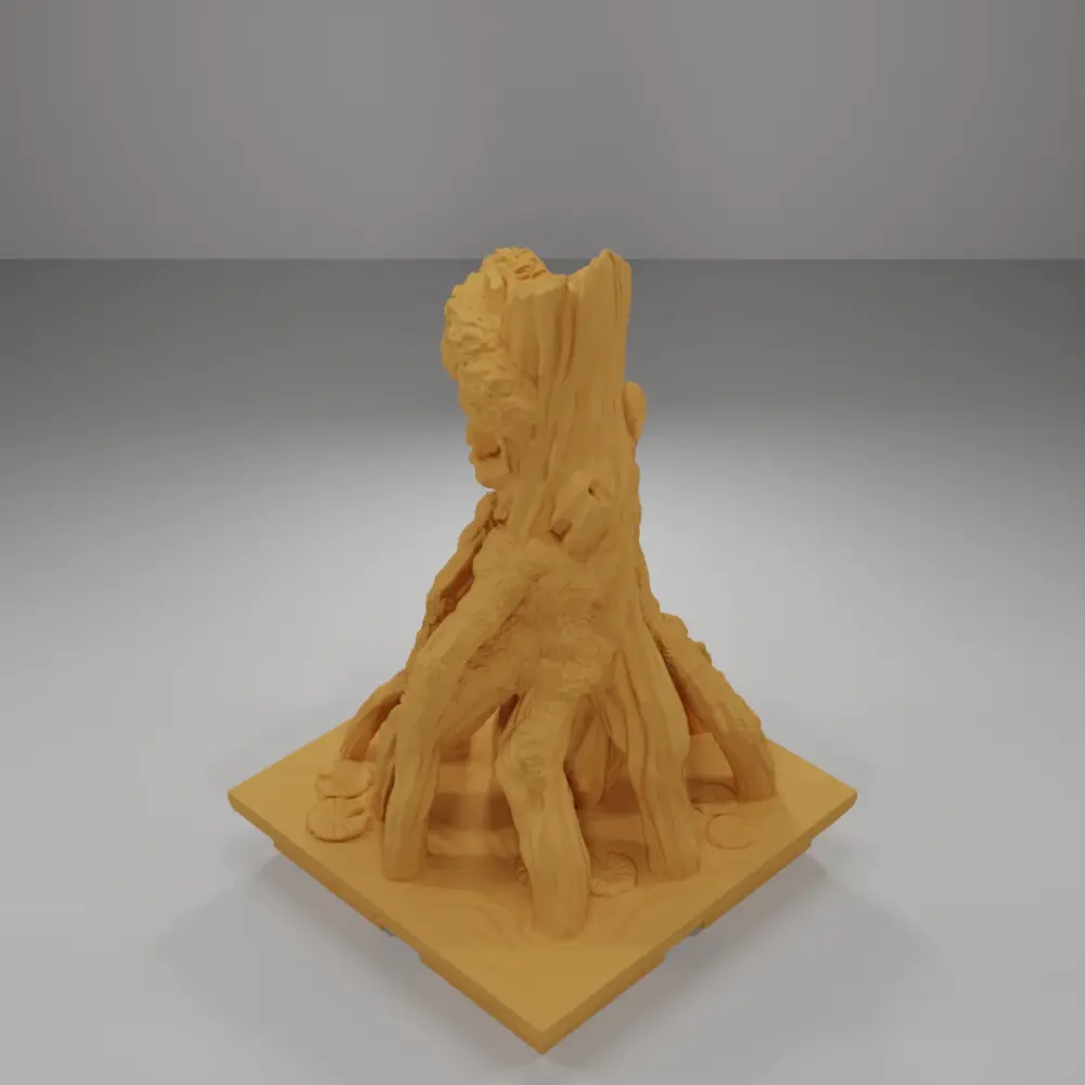 Water Medium Tree - The Creepy Swamp - Dungeon Blocks